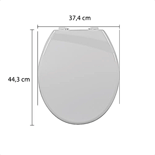 ASSENTO SANITÁRIO OVAL CLASSIQUE ASTRA TOV/PP BR1