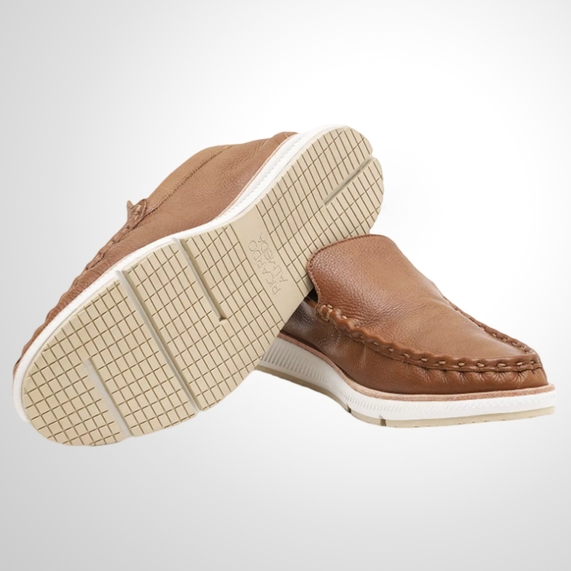 MOCASSIM MASCULINO FLOATER BATIDO MARROM RICARDO ALMEIDA