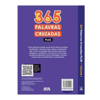 PALAVRAS CRUZADAS PLUS 365 VOLUME I - UN - CIRANDA CULTURAL