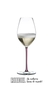 Taça Riedel Fatto a Mano Champagne (haste rosa malva)