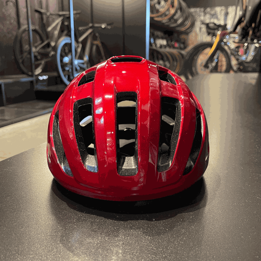 Capacete Abus Powerdome Vermelho Cereja
