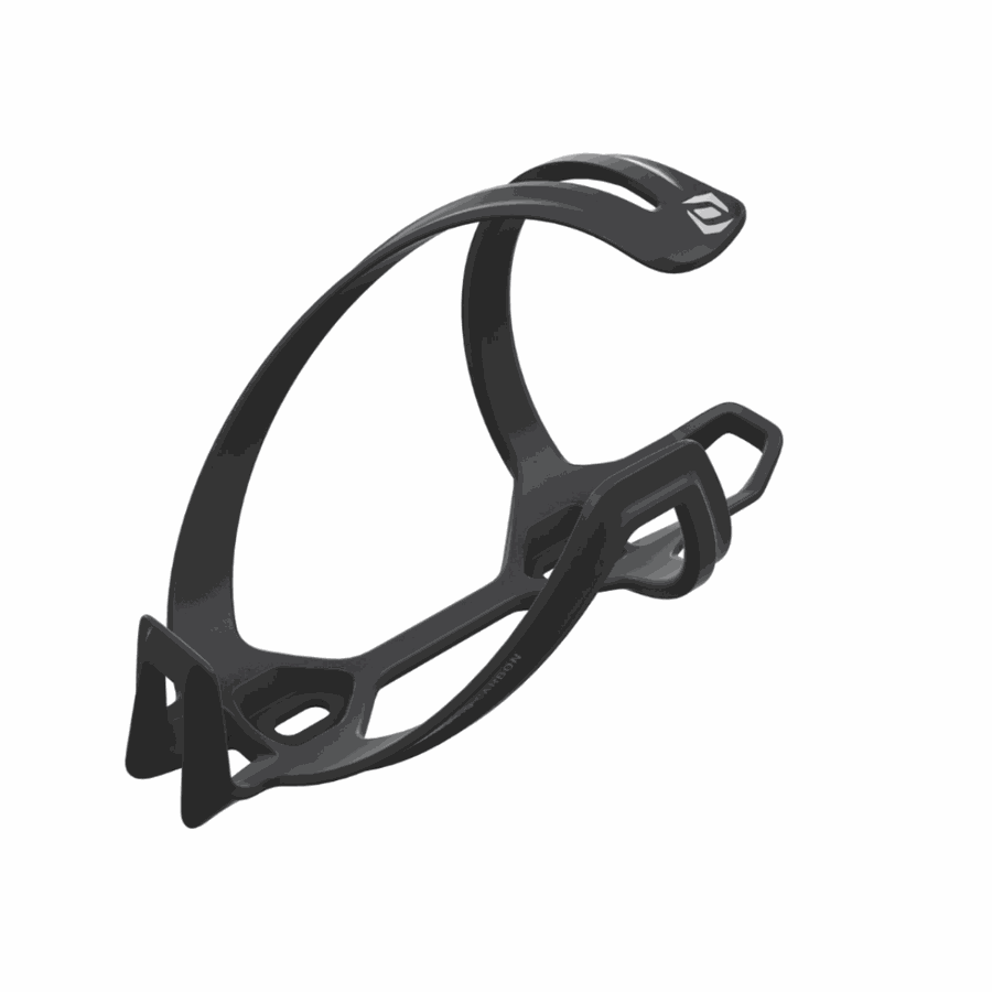 Suporte de Garrafa Syncros em carbono Tailor Cage 1.0 Direito Preto E Branco