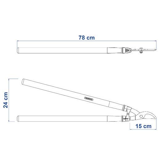 TESOURA TRAMONTINA PODA GALHO REF. 78360/505
