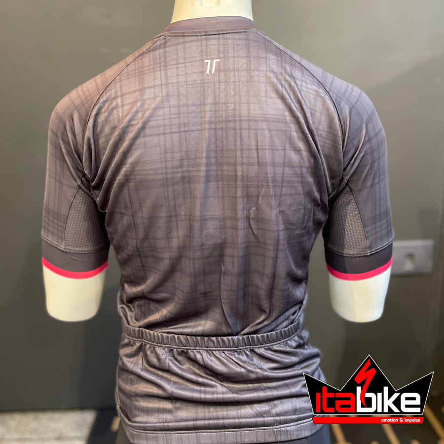 Camisa Damatta Bike Move Cinza e Rosa