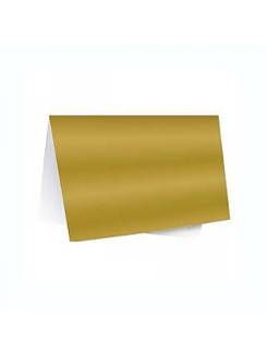 PAPEL CARTOLINA LAMINADO  - OURO - PCT 20 - CROMUS