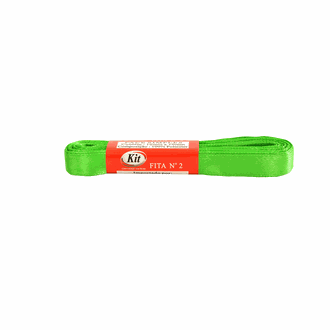 FITA CETIM Nº 2 10MMX10M  - VERDE FOLHA - UN - KIT