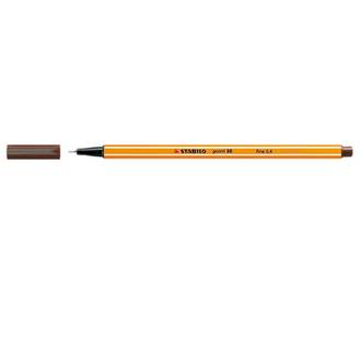 CANETA MICROLINE 0,4MM - MARROM - UN - COMPACTOR