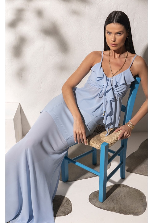 Blusa Sky Light Blue