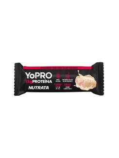 BARRA PROTEINA YOPRO 55G - CHOC BRANCO/MORANGO - UN - NUTRATA