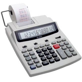 CALCULADORA MESA C/BOB 12 DIG MR6125 - BRANCA - UN - ELGIN