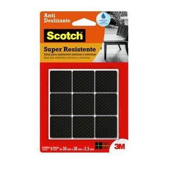 ANTI DESLIZANTE PRETO QUADRADO GRANDE 30X3,5 C/9-HB004262810 - UN - 3M