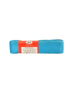 FITA CETIM Nº 5 22MMX10M  - TURQUESA - UN - KIT