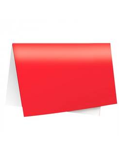 PAPEL CARTOLINA LAMINADO  - VERMELHO - PCT 20 - CROMUS