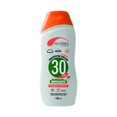 PROTETOR SOLAR FPS 30 C/ REPELENTE 120ml NUTRIEX