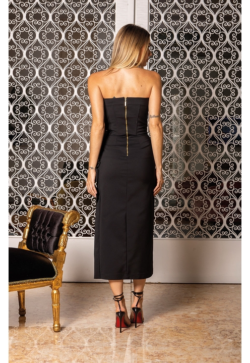 Vestido Amalfitana Preto - 4