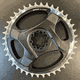 Coroa Sram Original X-Sync de 8 Parafusos com 107 BCD Preta e Prata - 1