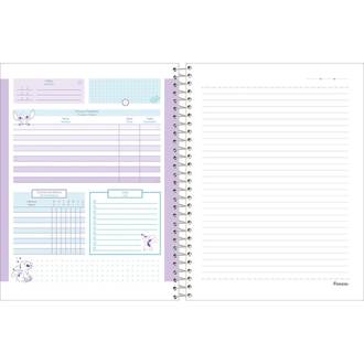 CADERNO COLEGIAL CAPA DURA 10X 160FLS - STITCH - PCT 4 - FORONI