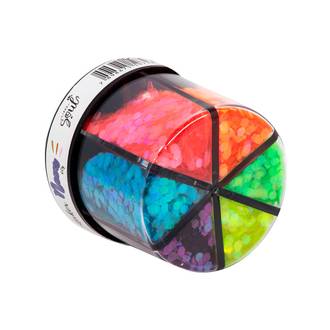 GLITTER SHAKER NEON 60G C/6 CORES - GLL0400 - UN - BRW