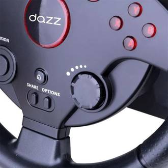 VOLANTE FORCE DRIVING PARA PS4/PS3/PC/XBOX - PRETO - UN - DAZZ
