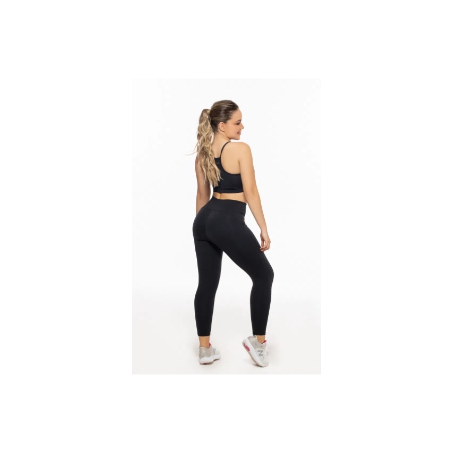 Top Roma Impacto Feminino Preto