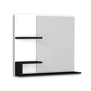 ESPELHEIRA MDF COZIMAX CAMÉLIA ANIS PRETO