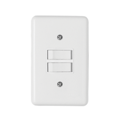 INTERRUPTORES 2 TECLAS SIMPLES STYLUS ILUMI REF: 2018