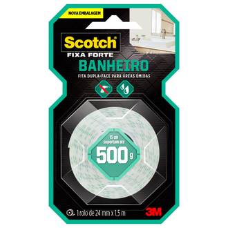 FIXA FORTE ESPUMA P/BANHEIRO 24X1,5 - UN - 3M