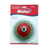 ESCOVA ACO LATONADO CIRC 100MM M14 MISTER