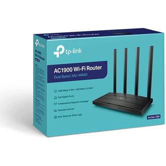 ROTEADOR WIFI D-BAND AC1900 ARCHER C80 GIGA - UN - TP-LINK