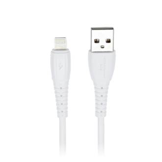 KIT CARREGADOR TOMADA 2 USB C/CABO LIGHTNING - CM-109I 12W - BRANCO - UN - MAKETECH