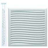 GRADE VENTILACAO PVC QUAD 30x30 AC&A