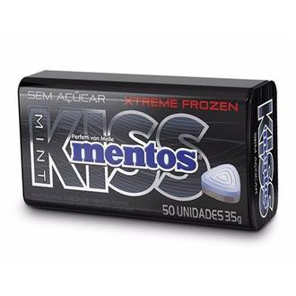 PASTILHA MENTOS KISS 35G - MENTA FORTE - UN - PERFETTI VAN MELLE