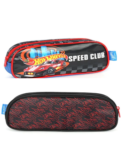 ESTOJO ESCOLAR DUPLO HOT WHEELS - EI42584HW - PRETO - UN - LUXCEL