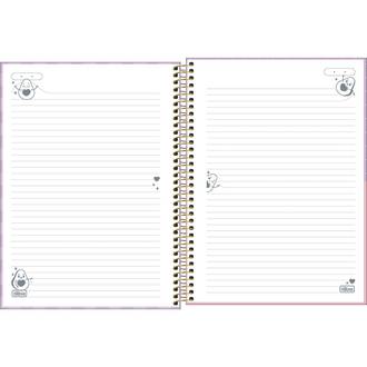 CADERNO UNIV CAPA DURA 1X1 80FLS - ABACUTE - UN - TILIBRA