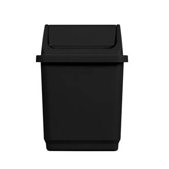 LIXEIRA PLASTICA BASCULANTE 5L - SR2205/20 - PRETO - UN - SANREMO
