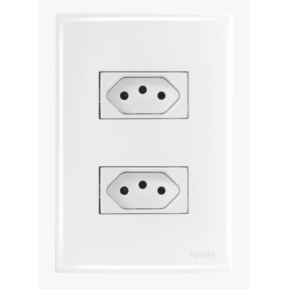 OURO TOMADA DUPLA NBR 10A 117 RADIAL