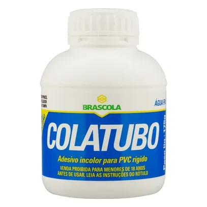 ADESIVO PVC BRASCOLA 175g C/PINCEL APLICADOR