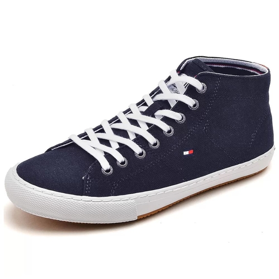 TENIS MASCULINO CANO ALTO MARINHO TOMMY HILFIGER