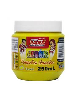 TINTA GUACHE 250ML  - AMARELO - UN - RADEX
