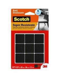 ANTI DESLIZANTE PRETO QUADRADO GRANDE 30X3,5 C/9-HB004262810 - UN - 3M