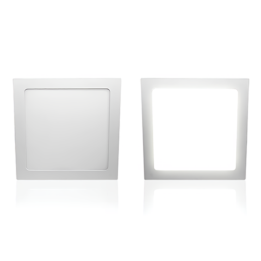 PAINEL DE LED LUX QUADRADO DE EMBUTIR TASCHIBRA 18W BIVOLT