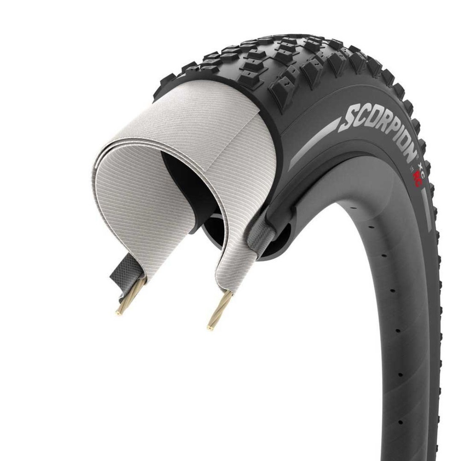 Pneu MTB Pirelli Scorpion XC RC Lite Tubeless  Cinza
