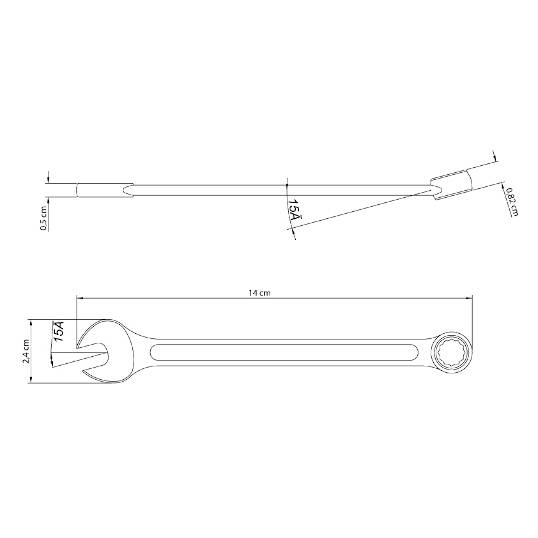 CHAVE COMBINADA 10 MM TRAMONTINA REF. 41128/110