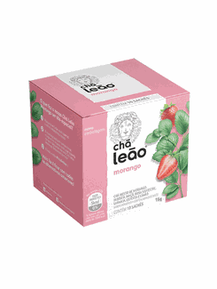 CHA MORANGO C/10 20G - UN - LEAO