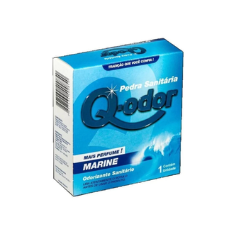 PEDRA SANITARIA 40G C/GANCHO  - MARINE - UN - Q-ODOR