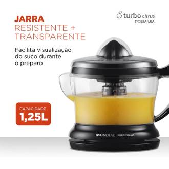 ESPREMEDOR DE SUCO PREMIUM E-02 - 220V - PRETO - UN - MONDIAL