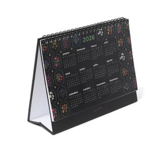 CALENDARIO ANUAL JARDIM 20X15 - PRETO - UN - CICERO