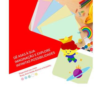 PAPEL CHAMEQUINHO  75G 100FLS - VERDE - UN - CHAMEX