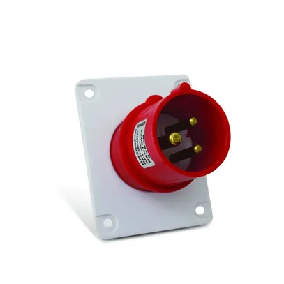 TOMADA EMB NEWKON 2P+T 16A 380/440V 9H VM N3049