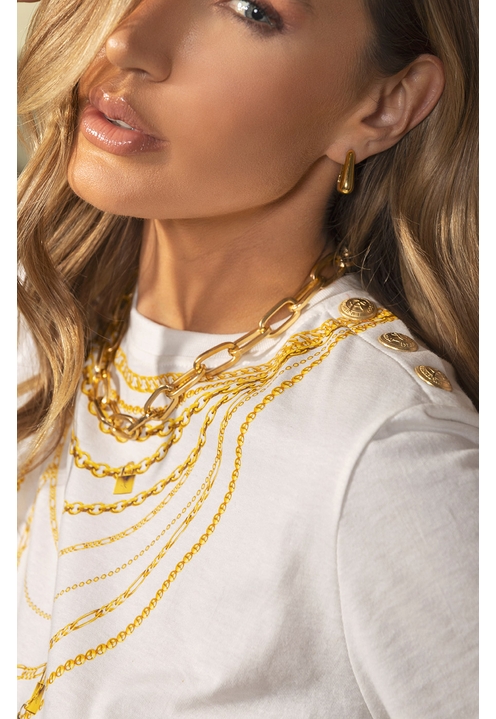 Camiseta Chains Off White - 2